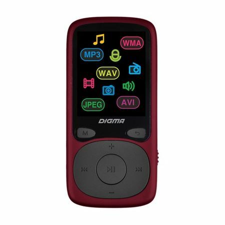 Odtwarzacz MP3 DIGMA B4 flash 8GB czerwony [b4rd]