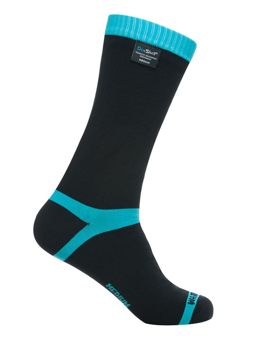 DexShell Waterproof Coolvent 2016 socks black-blue, size 47-49