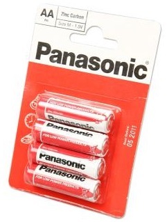 Batterier Panasonic sink karbon R6 / 316 Bl4