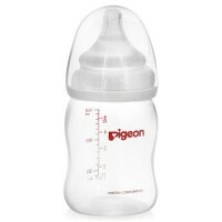 Pigeon Peristalsis Plus Feeding Bottle, Wide Mouth, 160 ml