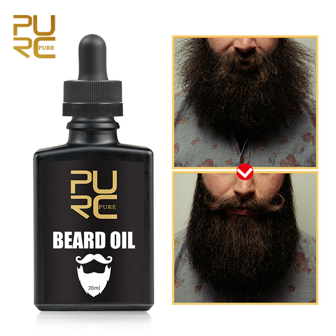 Olejek na porost brody Organiczny olejek do twarzy dla mężczyzn Włosy Wąsy Rosną brodę