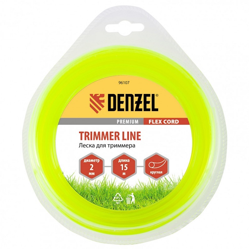 Trimmer line 2,0 (15m) kulatý FLEX CORD, Denzel 96107