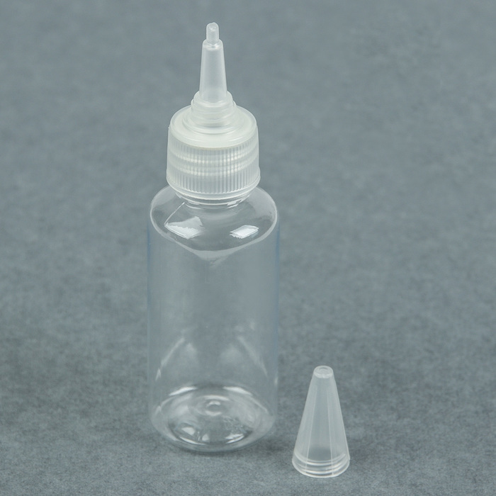 Flasche d / Aufbewahrung 30ml d3 * 10,5cm mit transparentem Deckel
