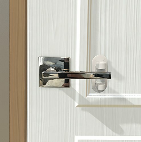 Durvju sviras slēdzene (2 gab.) Bērnu durvis un rokturi 3M pielīmējama bērnu drošības durvju slēdzene