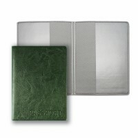 Passport cover girl green waves DPS OK313