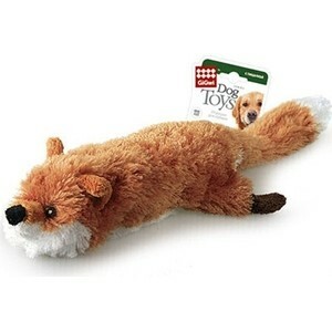 GiGwi Dog Toys Squeaker fox med en stor squeaker for hunder (75016)