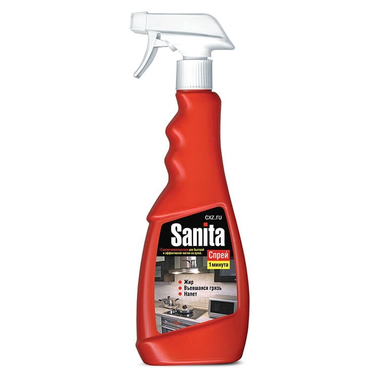 Sanita Spray 1 minuta - pohodlný tvar a snadná aplikace