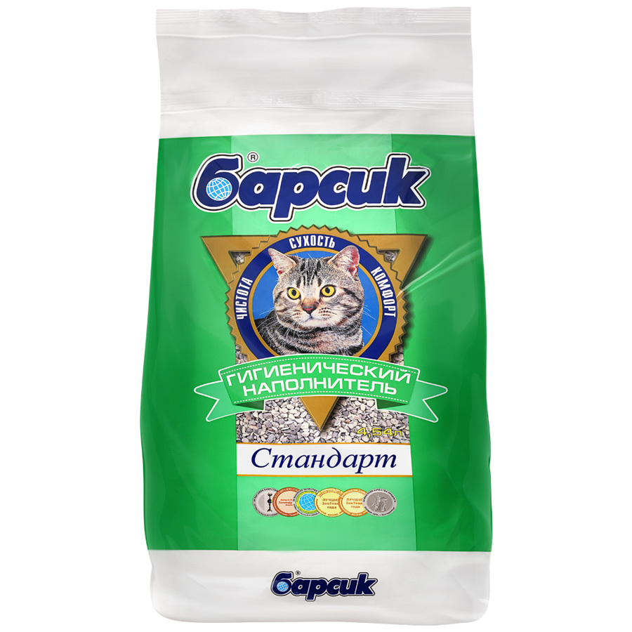 Filler Barsik voor kattenbakvulling standaard, antibacterieel 4.54l