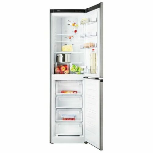The weight of the refrigerator, slightly in excess of 61 kg, makes it easy to transport it.