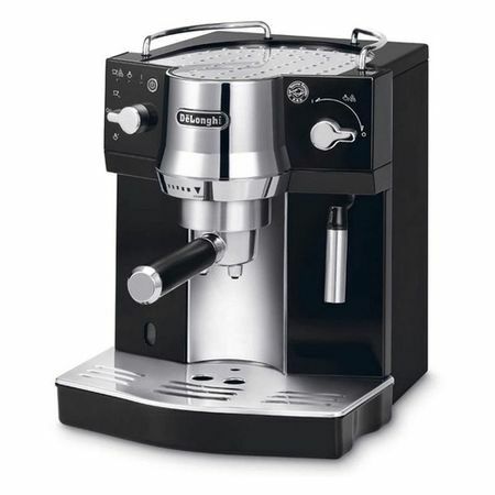 Kaffemaskin DELONGHI EC820.B, espresso, silver / svart [0132104124]