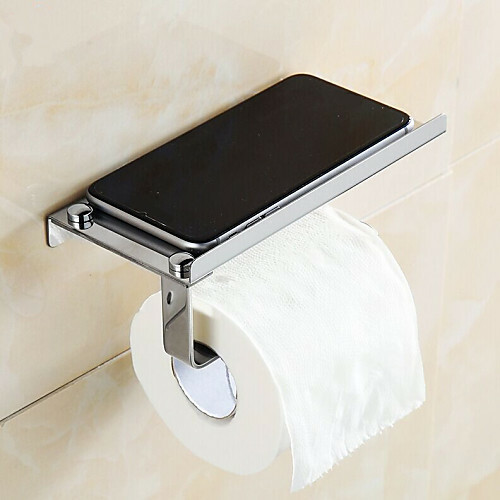 Toilet roll holder Contemporary Stainless steel 1 pc. - Hotel bath