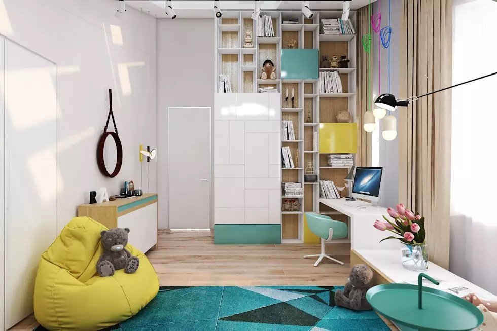 modern design a gyermek szobájába ötletek