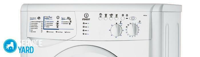 Çamaşır makinesi Indesit Wisl 82 - talimat