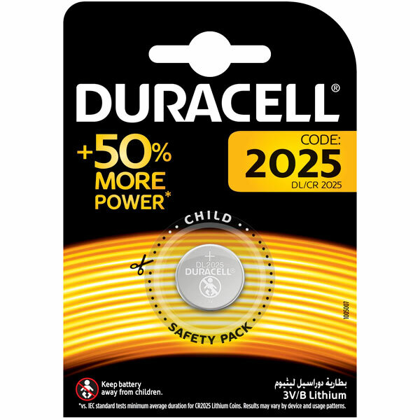Duracell 2025 batteri 1 stk