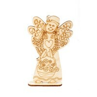 Formulário para decoração de estande Presentes de anjo, 8,1x13,3 cm