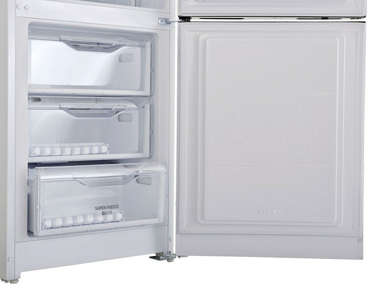 La supercongelación en el refrigerador funciona igual para todos los recipientes.