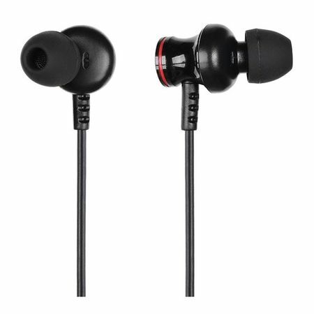 Hörlurar med mikrofon DIGMA BT-02 Magnetic, Bluetooth, in-ear, svart [e708bt]