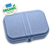 קופסת אוכל פסקל אורגני, L, צבע: כחול