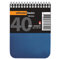 Office-line notatbok, blå, toppkam, A7, 40 ark i et bur