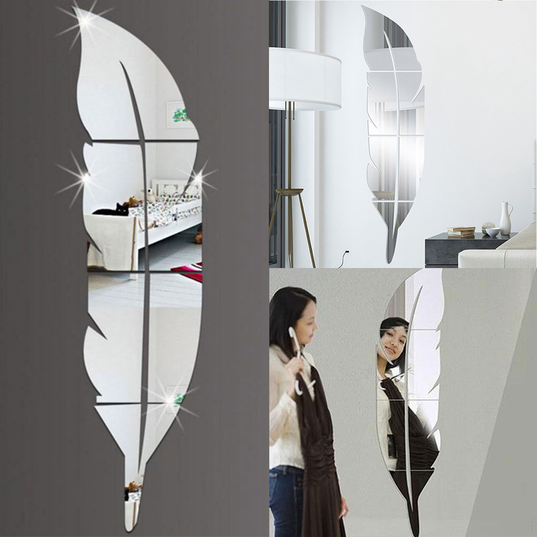 Zrkadlová vinylová samolepka na stenu Samolepka na izbu DIY Umelecká nástenná maľba Vymeniteľný nástenný papier pre domácnosť