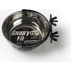 Midwest Snapy Fit skål i rostfritt stål 20 oz. för burar och skåp rostfritt stål 600 ml