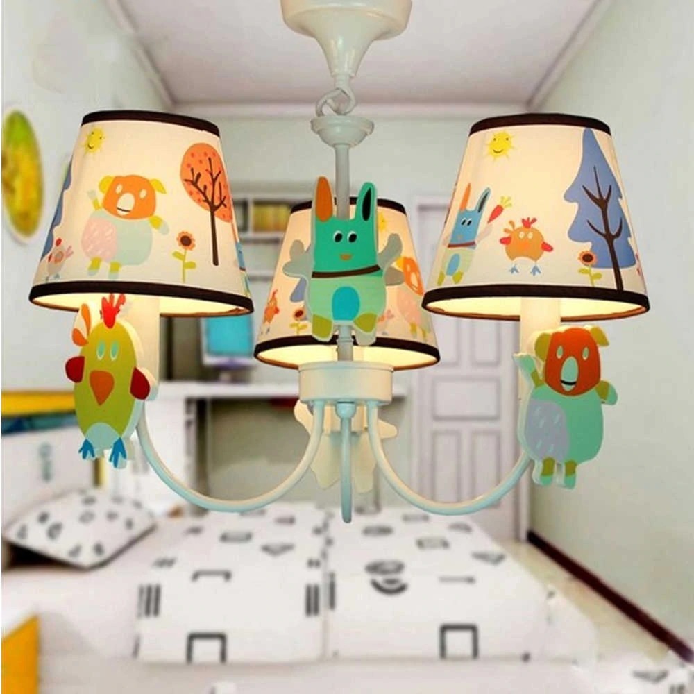 lampade a gancio nella stanza dei bambini