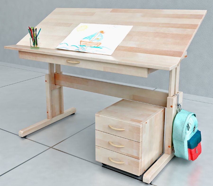 Children's desk-transfomer for schoolchildren