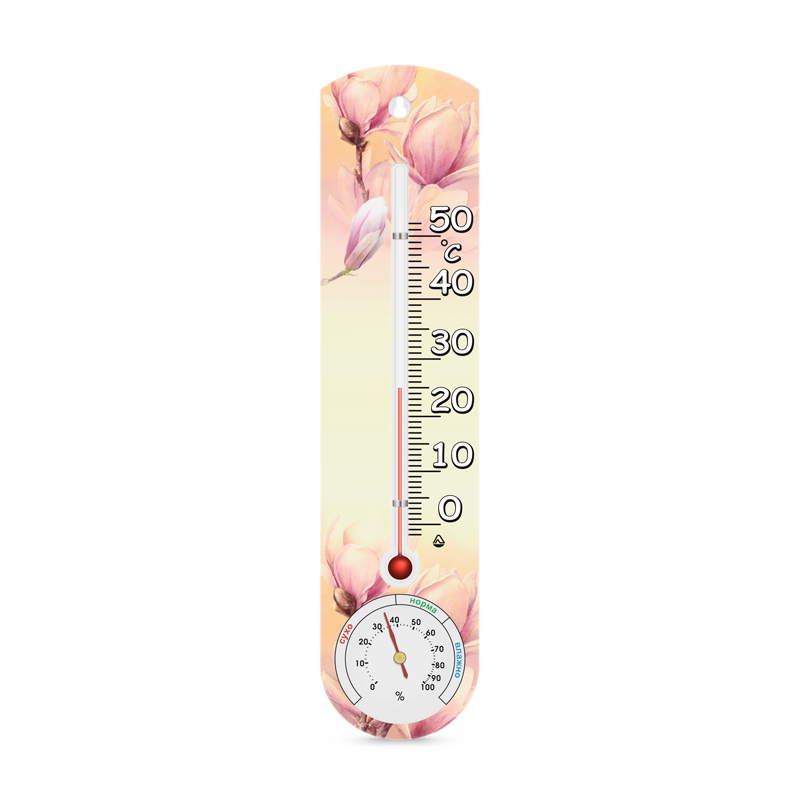 Bimetál szobahőmérséklet-higrométer, TGK-1 (Steklopribor), 300438-Magnolia