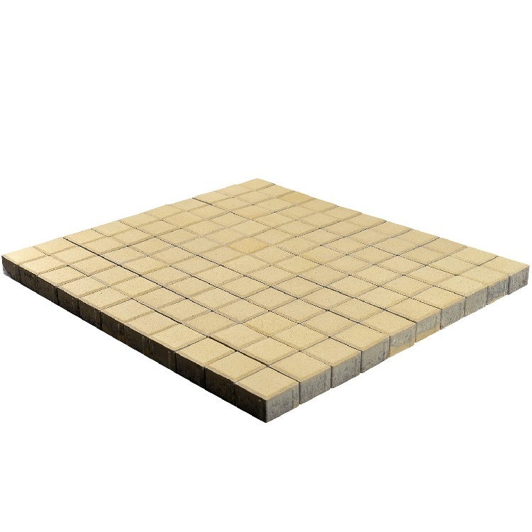 Pločice za popločavanje Braer Louvre kvadratni pijesak 100x100x60 mm