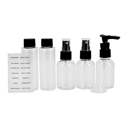 Um conjunto de frascos de viagem de.co. Dispensador de spray de 2 peças: preços a partir de 119 ₽ comprar barato na loja online