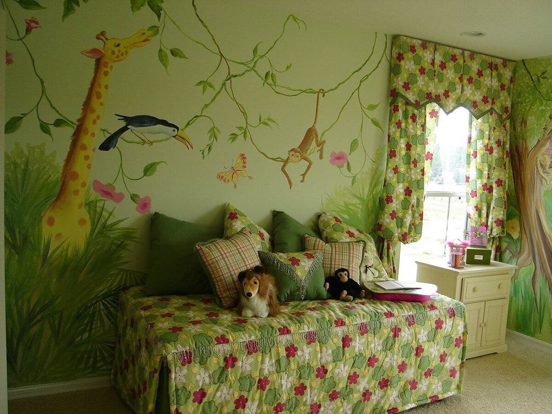 dekorácia detskej izby hlavná farba