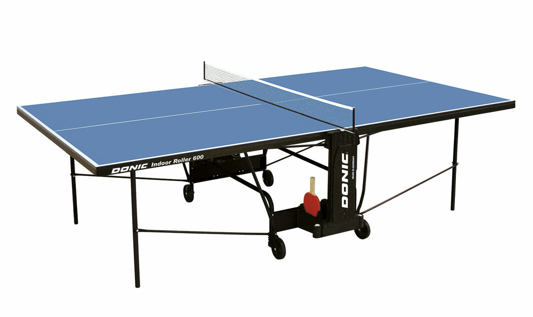 Tennisbord Donic Indoor Roller 600 blå med mesh 230286-B