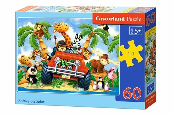 Puzzle Castor Land MIDI Safari 60el, 32 * 23cm В-06793