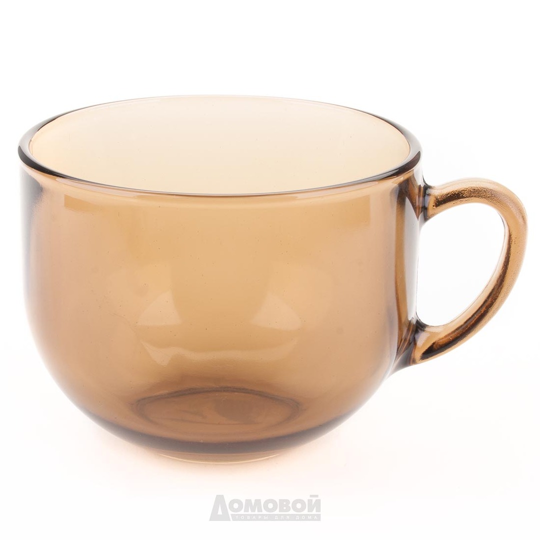 Mug-bouillon DECORSTYLGLASS GIGANTESCA haze 670ml, glass, 62043