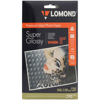 Papel para inyección de tinta Lomond, A6, 20 hojas, 295 g / m2