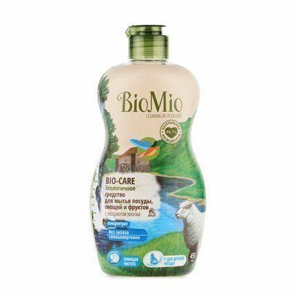  BioMio Umweltfreundliches Geschirr-, Gemüse- und Obstreiniger (0,45 l) BIMI0005 BioMio