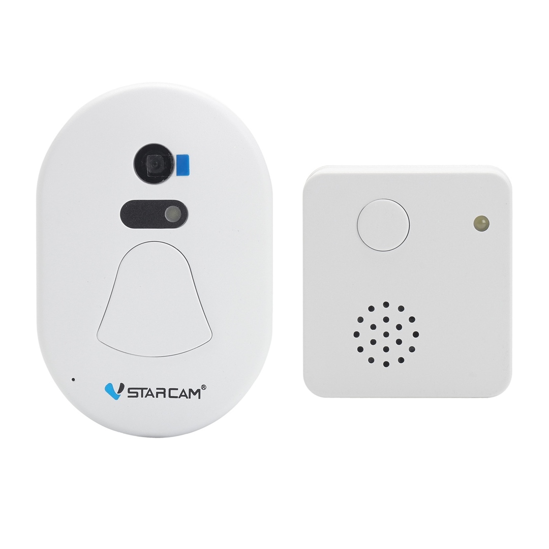 Bezdrátový Wifi zvonek s videorekordérem Nahrávání fotografií Cloudové úložiště Digitální budík Doorcam