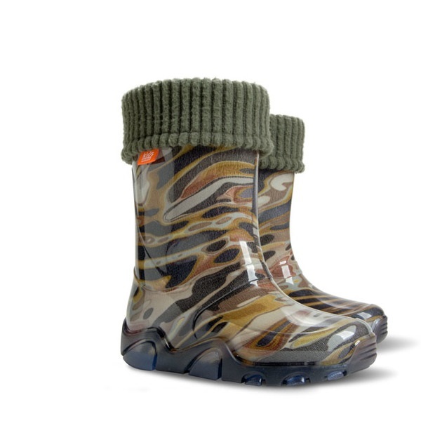Demar Stormer lux boots print Mosaic green bas amovibles. 24-25