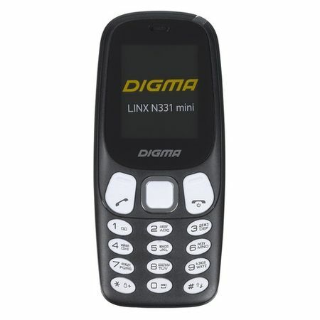 DIGMA Linx N331 mini telefono cellulare 2G, nero