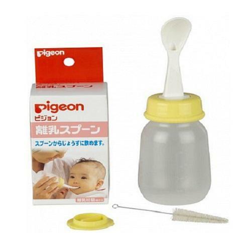 Feeding bottle with spoon, 3+, 120 ml (Pigeon, Bottles and teats)