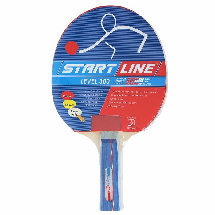 Raqueta de tenis de mesa Start line Level 300 con mango anatómico