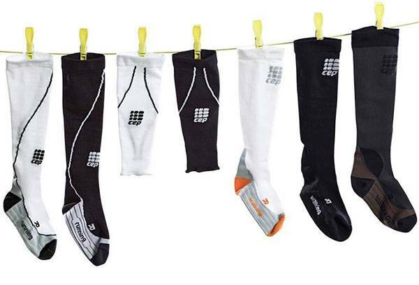 Kaip ištrinti suspaudimo kojines - skalbimo mašinoje arba rankiniu būdu?