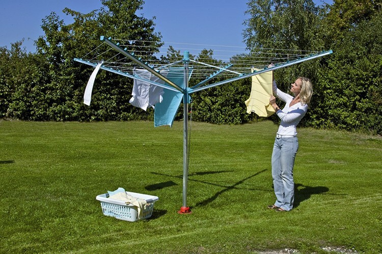 Människor som bor i ett privat hus eller stuga har råd att torka sina kläder på gatan.