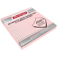 Berlingo sticky note paper, 100 sheets, 76x76 mm, pink