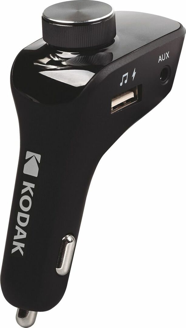 KODAK UC111 FM raidītāja automašīnas lādētājs (USB, AUX, U-disks, ātrās uzlādes 3.0)