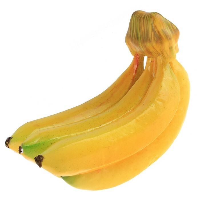 Artificial bananas (bunch of 5 pcs.)