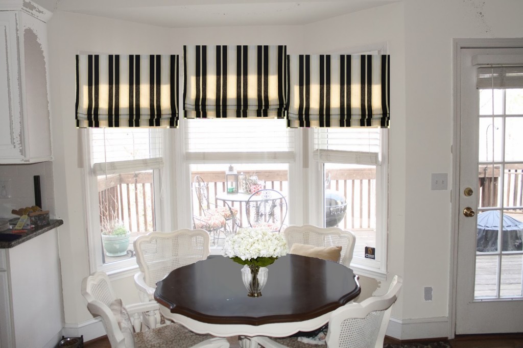 Roman blinds for the kitchen to the plastic window design examples, photos