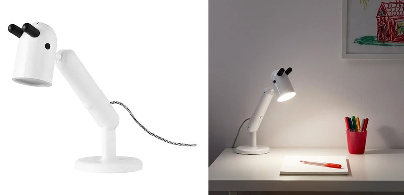 The plafond and the tripod are adjustable, which is very convenient when a child draws or assembles a designer