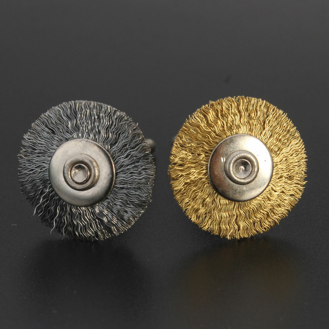 L'acier/le fil de cuivre brosse l'outil rotatif de polissage d'outil rotatif de brosse de meuleuse de roue de fil