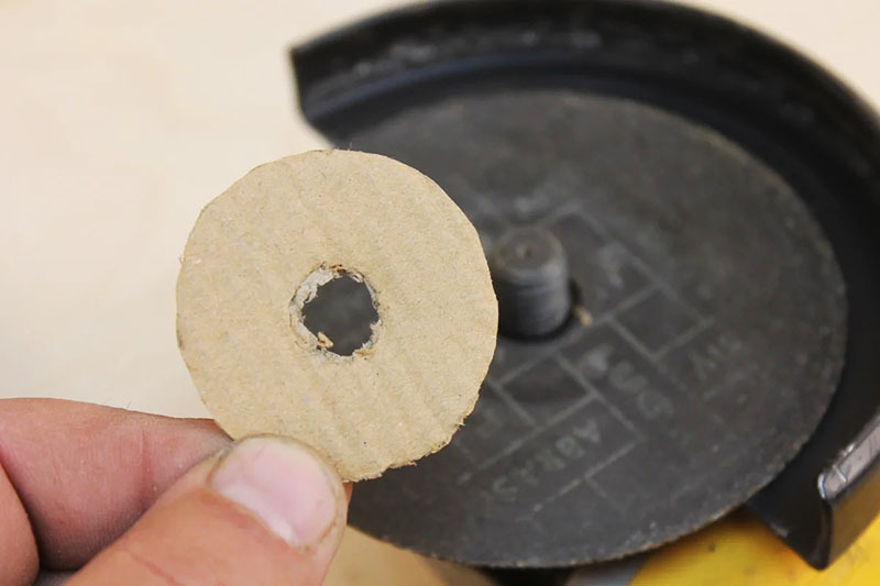 A cardboard gasket will not allow the nut to be tightly tightened